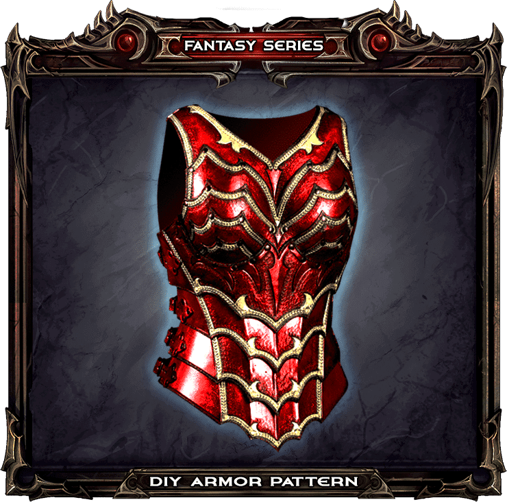 Bundle Fantasy Female Breastplate Pattern