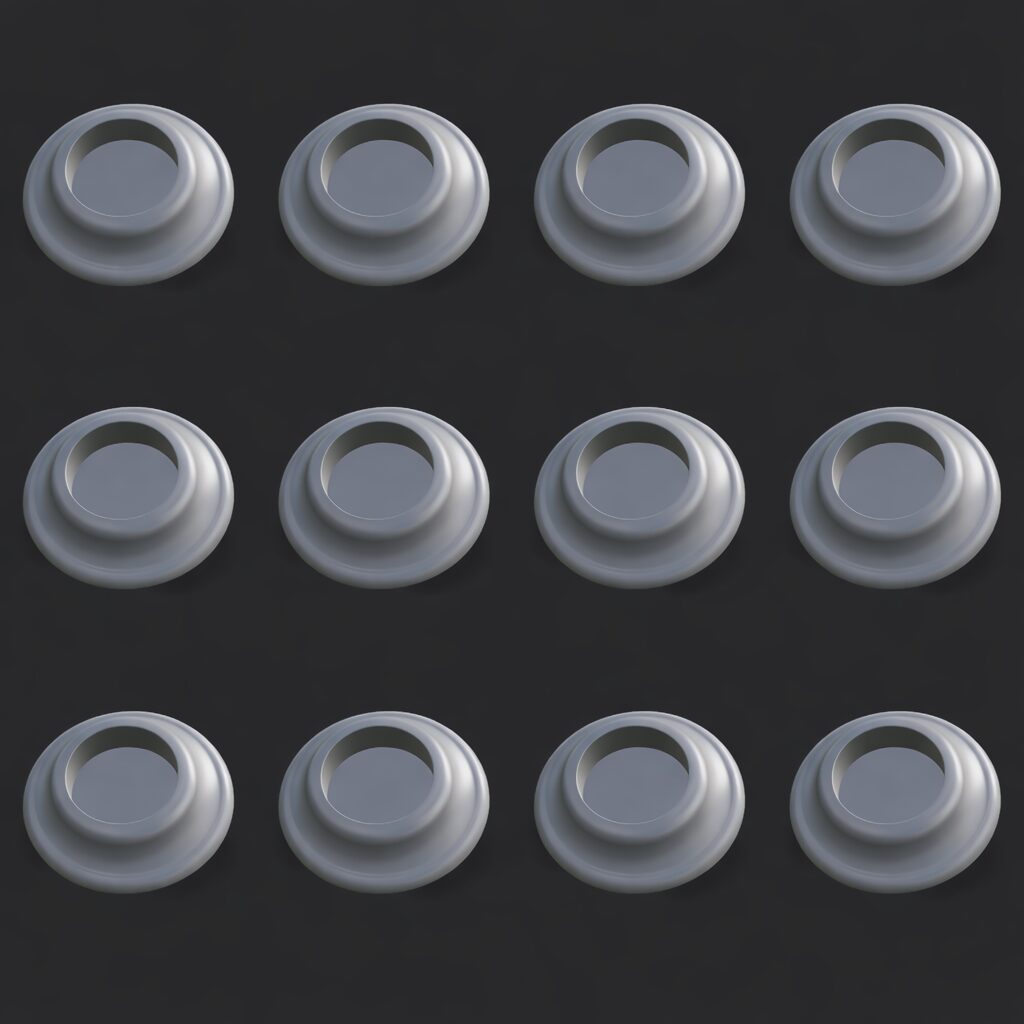 Bundle STL File for Mini Round Magnet - Pack of 12