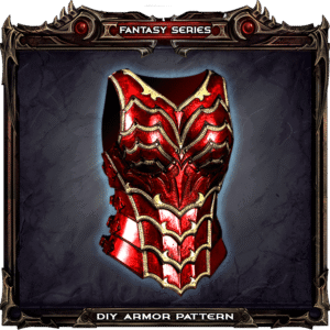 Fantasy Female Breastplate Pattern